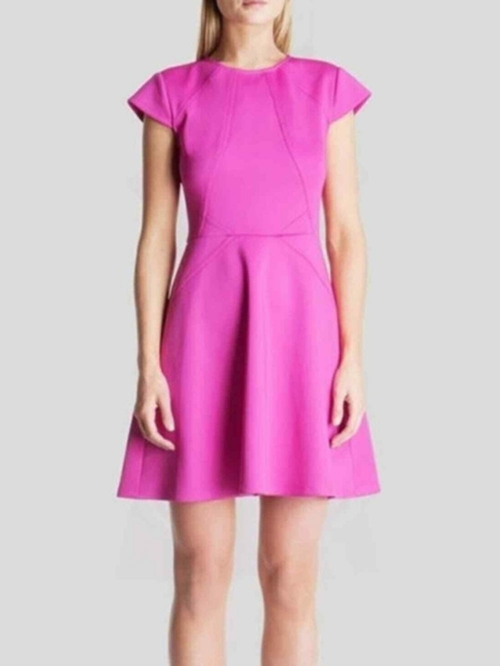 Ted Baker Bright Fuchsia Skater Skirt